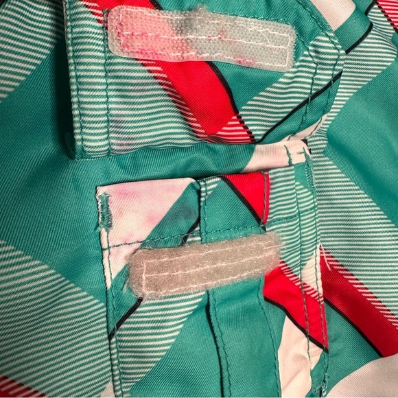 Orage | Green and Orange Plaid Ski Snowboard Pants Size Medium - Picture 10 of 16